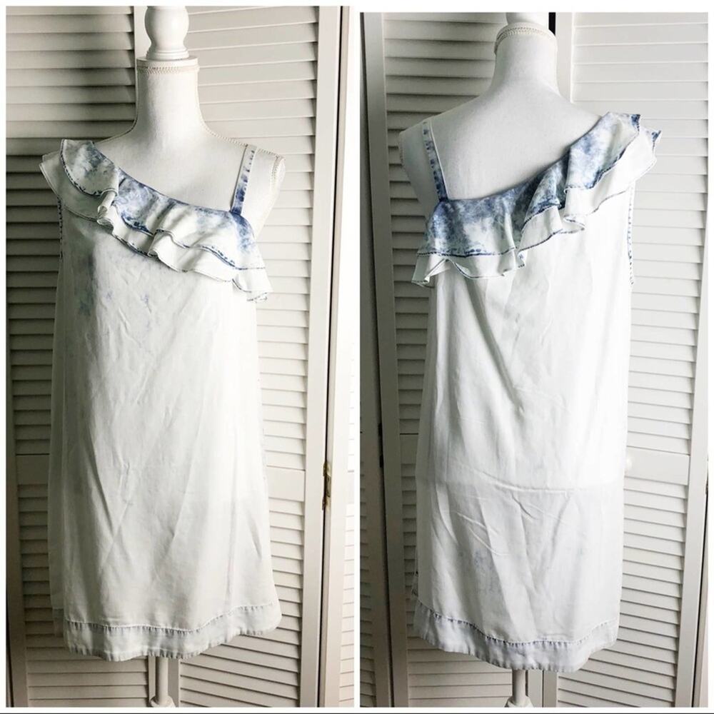 Anthropologie Holding Horses Chambray Dress